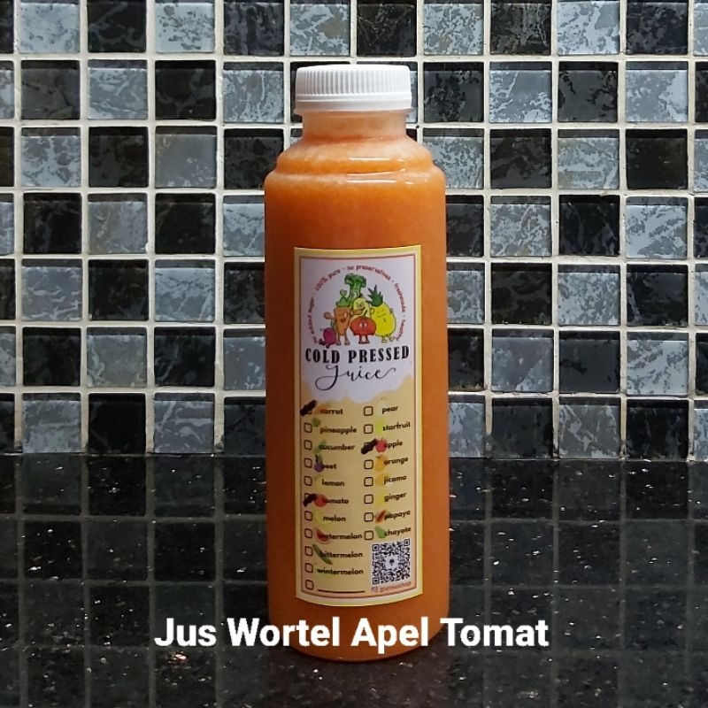 

Ay00! Jus Wortel / Carrot Juice 500ml Cold Pressed 100% Pure