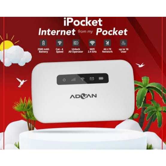 MODEM ADVAN MIFI IPOCKET 4G ALL OPERATOR