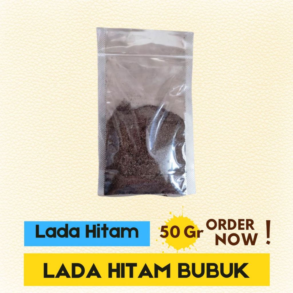 

Bubuk Lada Hitam Bubuk 50 Gram