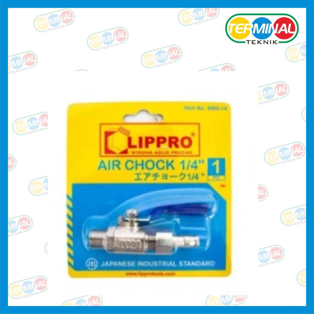LIPPRO 9460-14  Stop Kran Angin Kompresor Hato 1/4"