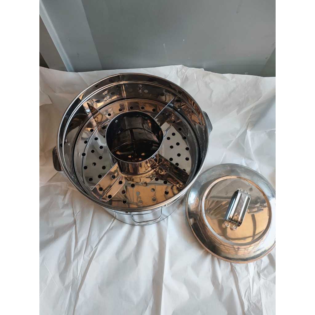 Pesona_Mimin Dandang Bakso Besar Sekat 4 Stainless & Almunium