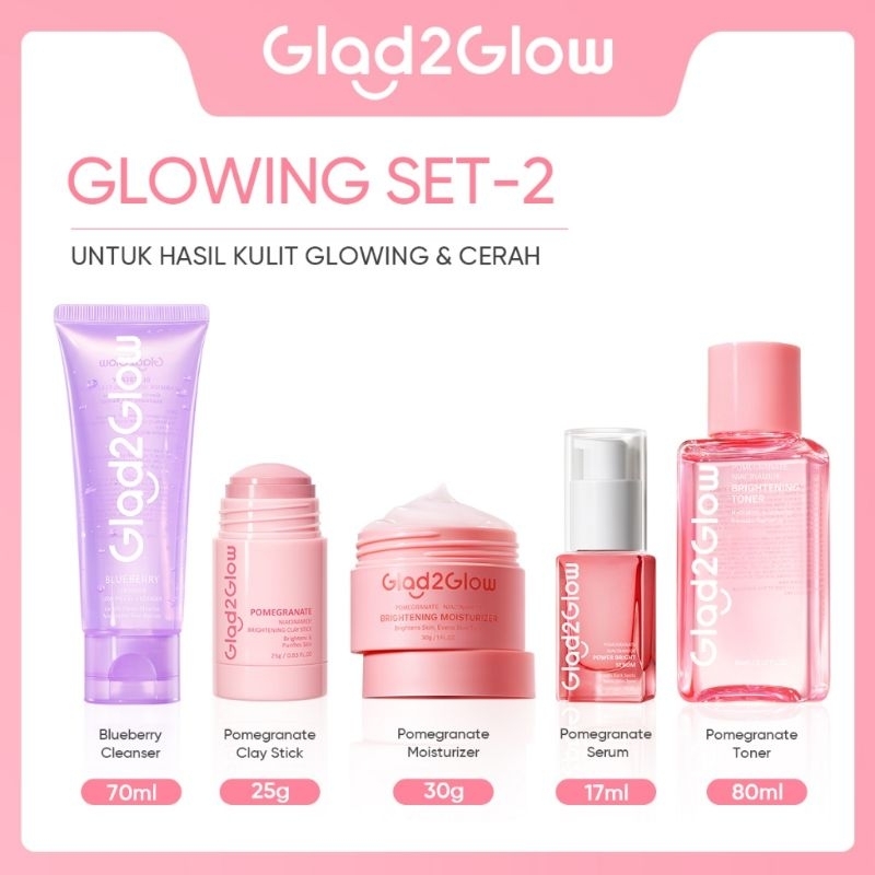 Paketan Glad2Glow Glowing Set Pencerah