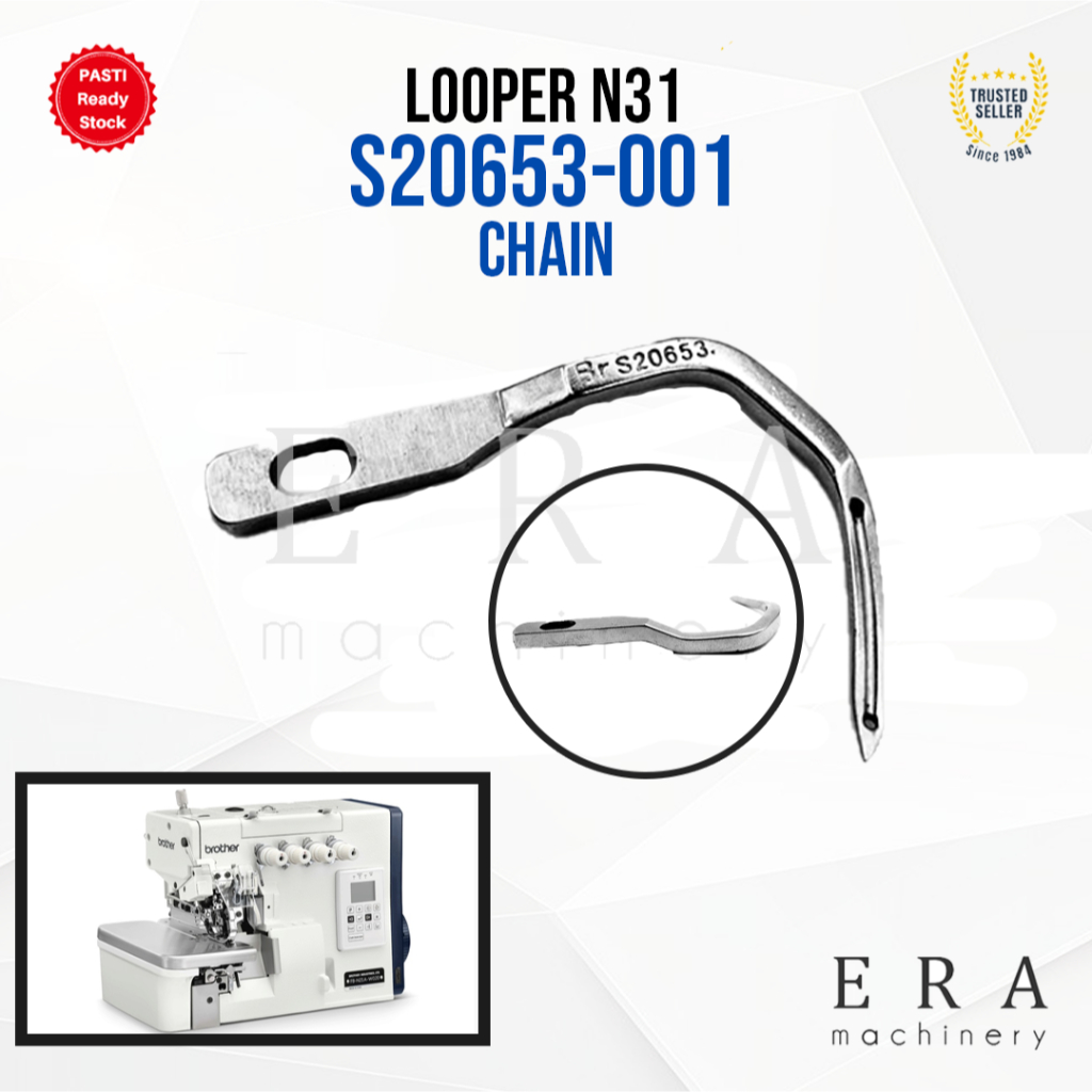 S20653 looper loper Brother N31 Obras Overlock Brother Looper Loper RANTAI industrial