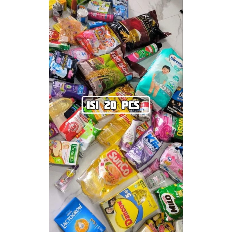 

PAKETAN RANDOM ISI 20 PCS [SEMBAKO, PERABOT, SNACK]
