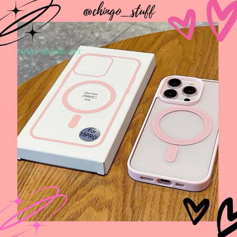 case magsafe iphone pink// ready all type iphone 17, 17 pro, 17 pro max xr, 11, 13/14, 16/16pro/16pr