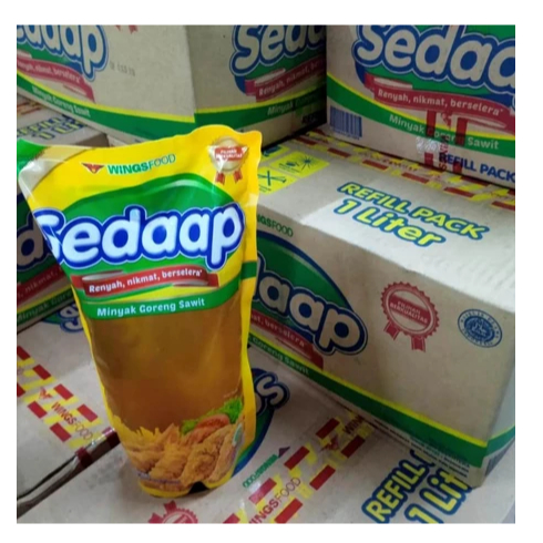 

SEDAAP MINYAK GORENG POUCH 1 LITER