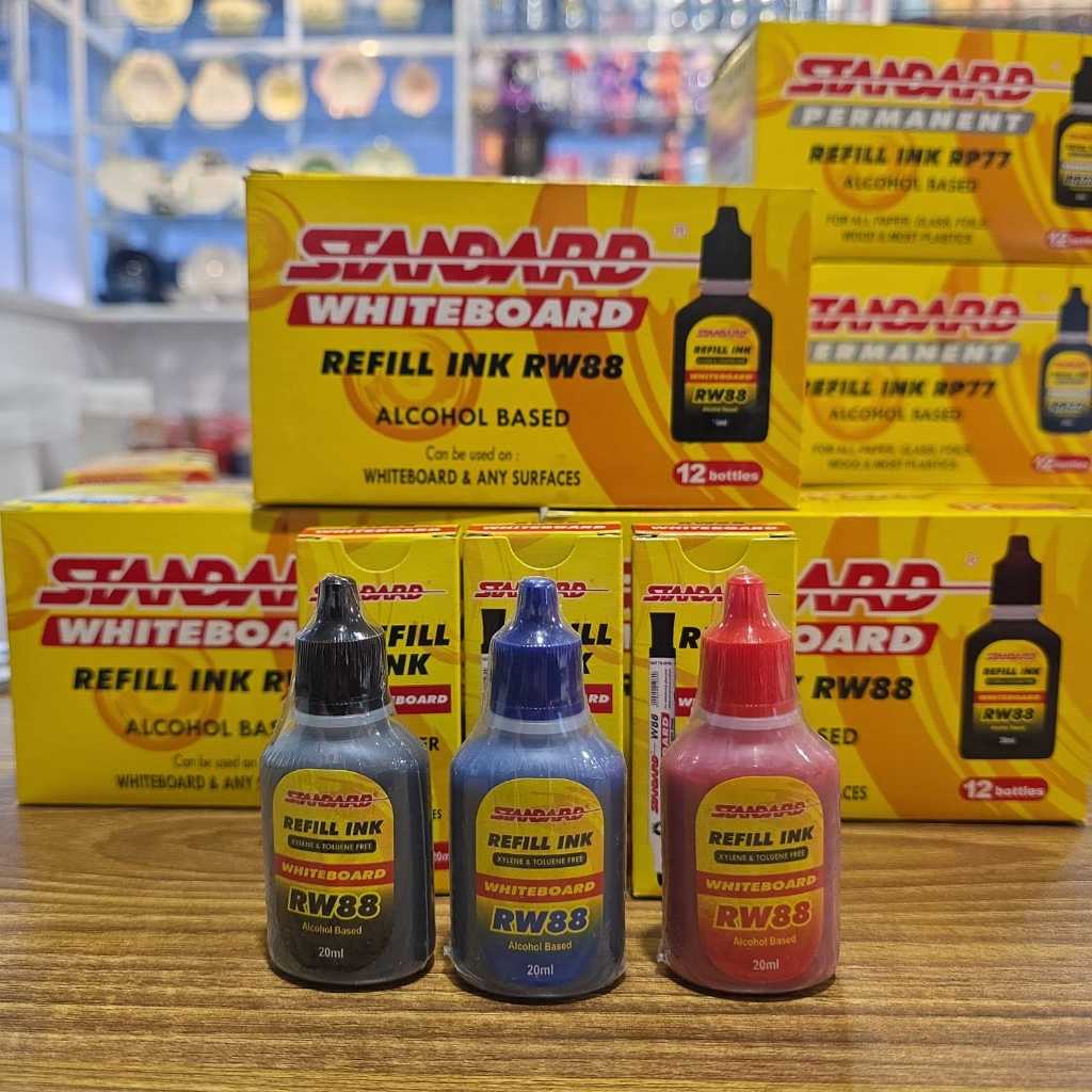 

refill whiteboard marker warna hitam biru merah 20ml