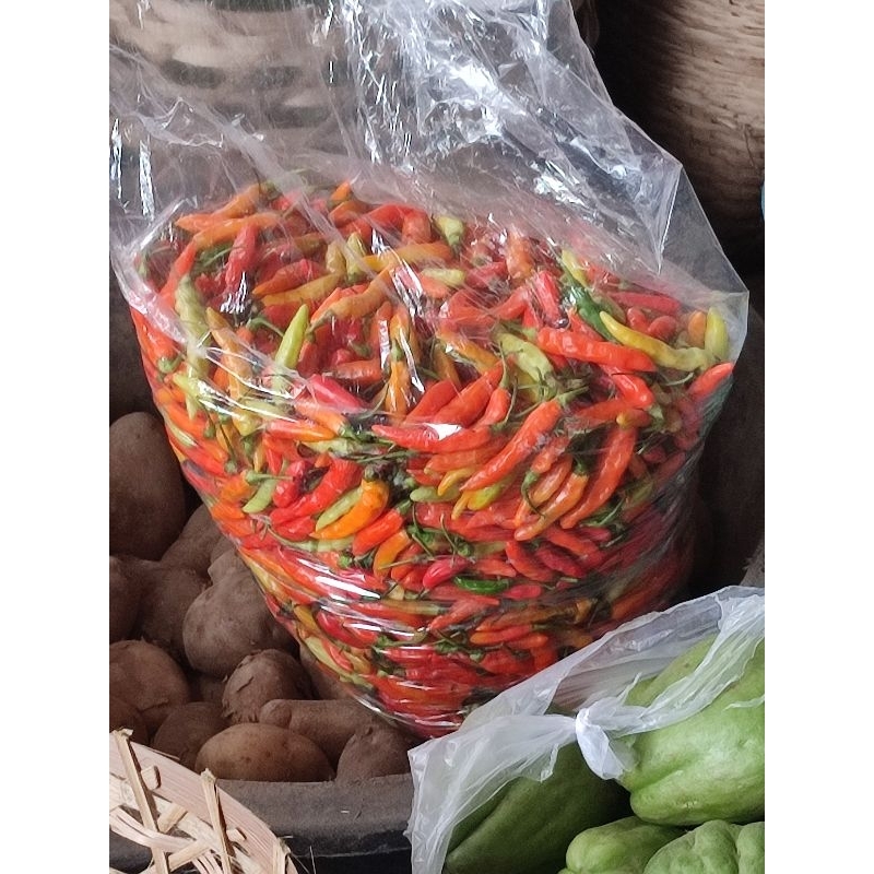 

Cabe rawit merah ori 1 kg