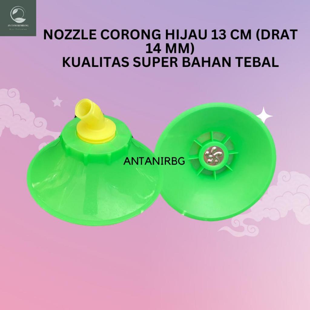 NOZZLE CORONG HIJAU - CORONG SPRAYER 5 LUBANG - KUALITAS SUPER TEBAL