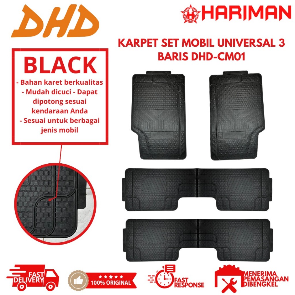 Karpet Mobil Universal 2 Baris dan 3 Baris