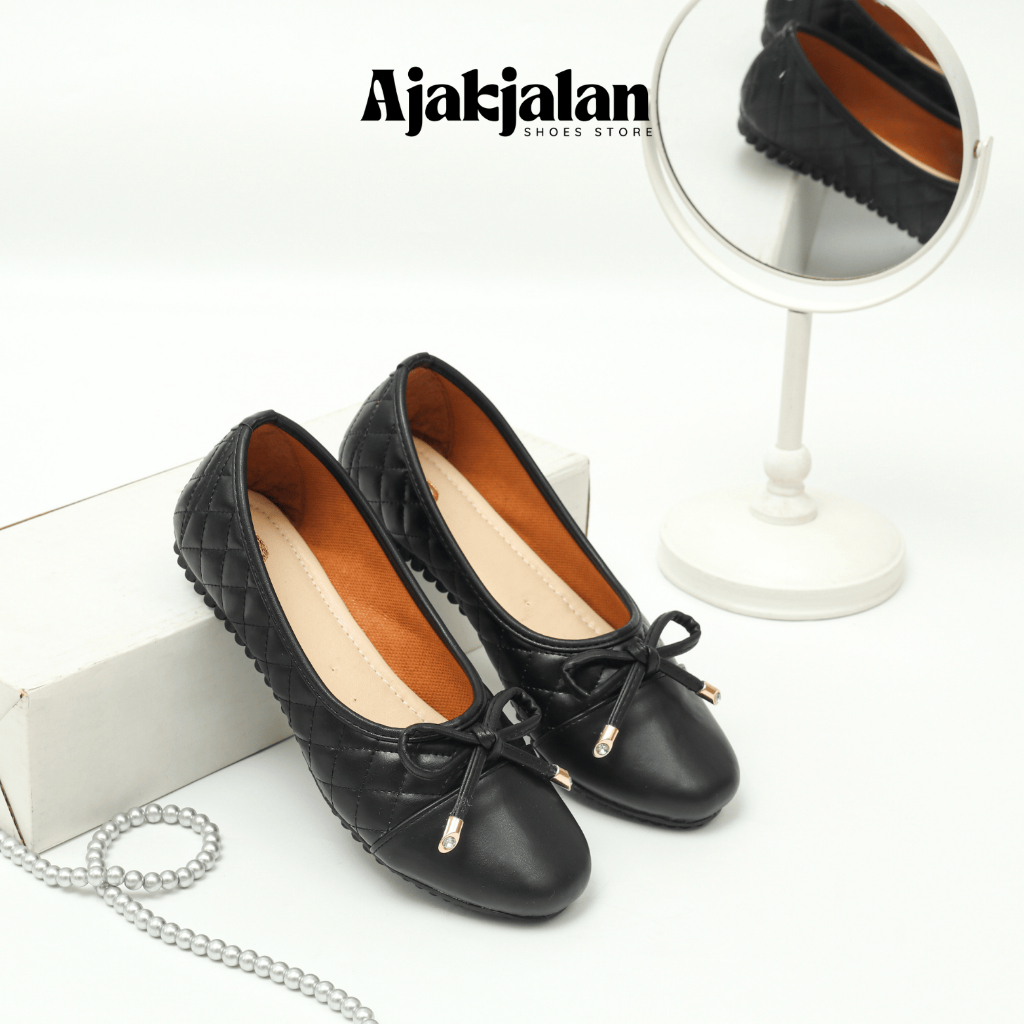 Ajak Jalan - Sepatu Flatshoes Wanita Size 37 38 39 40 / Sepatu Flat Wanita Ballerina Anti Slip