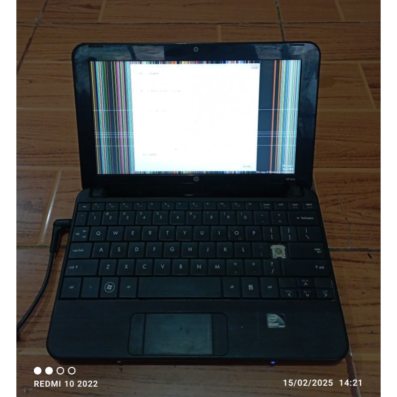 Notebook HP Mini 110 Intel Atom DDR2 kondisi minus LCD, tidak ada batre & Charger