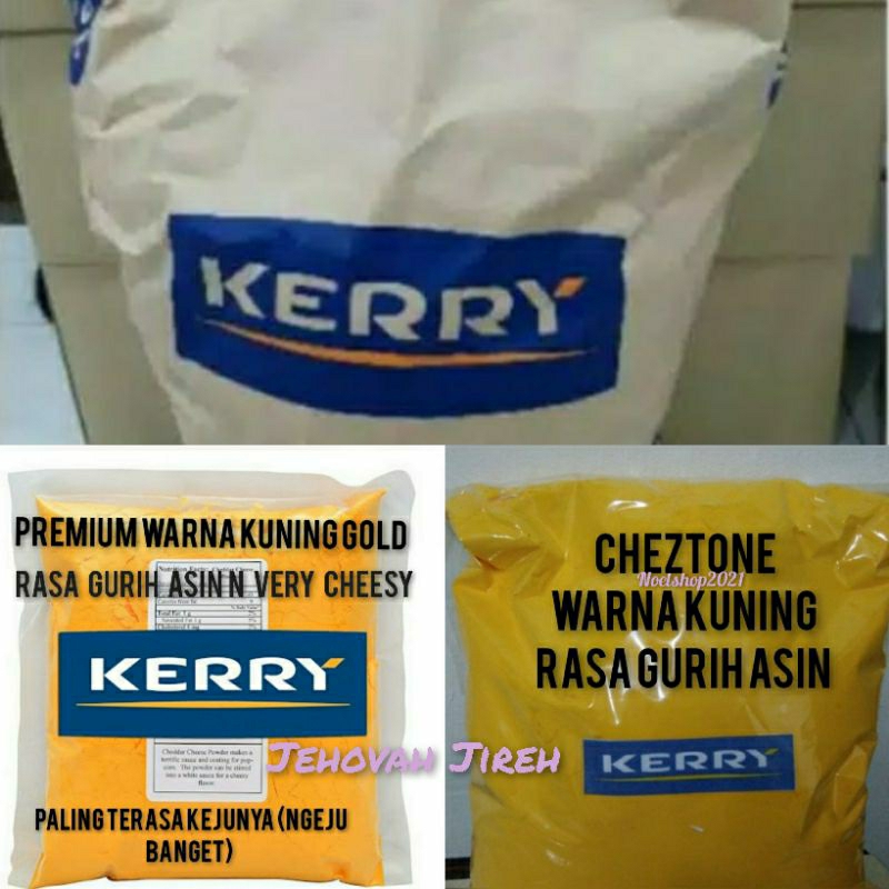 

Keju Bubuk Kerry Cheztone Premium 8108-22Cheese Powder Import Halal, Original 500 gram & 1 kg