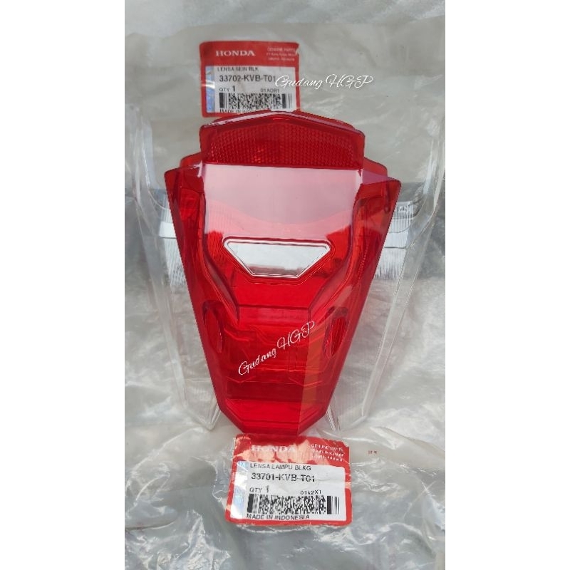 Mika Lensa Sein & Lampu Stop Belakang Set 33701 33702-KVB-T01 Ori Honda Genuine Parts