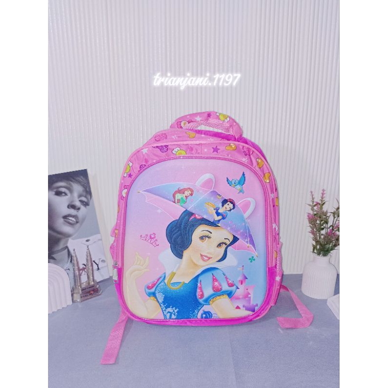 Tas Anak Paud/SD 3D Karakter Anak Perempuan