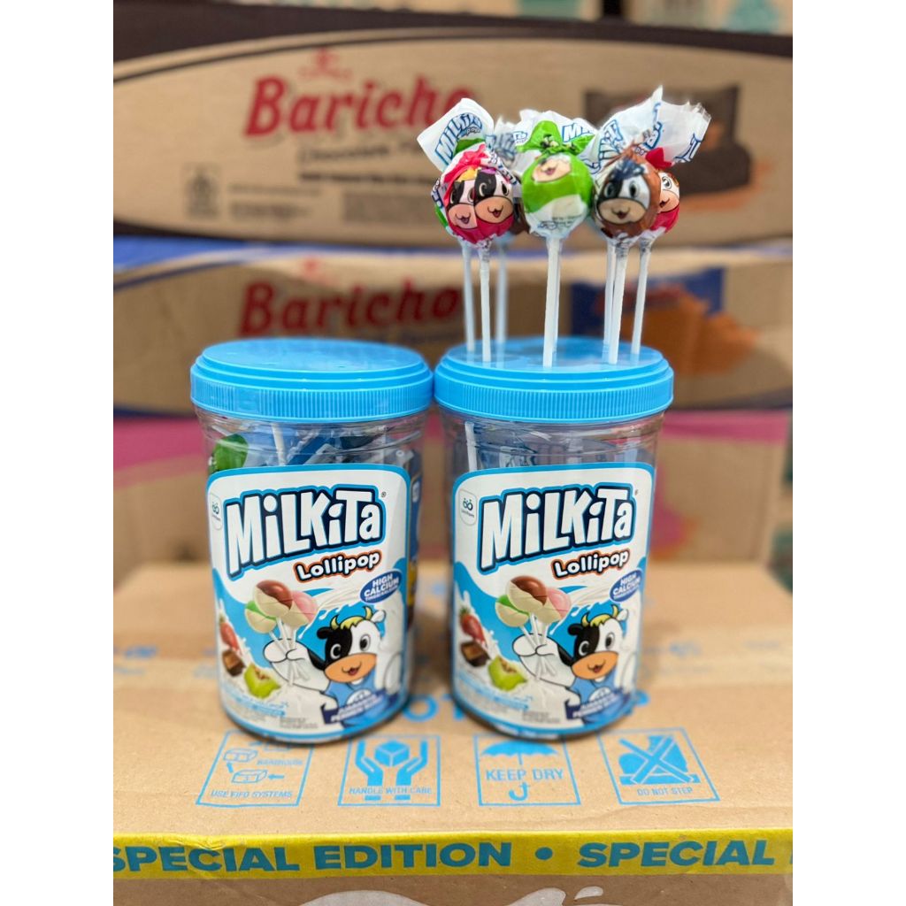 

permen lolipop milkita toples murah