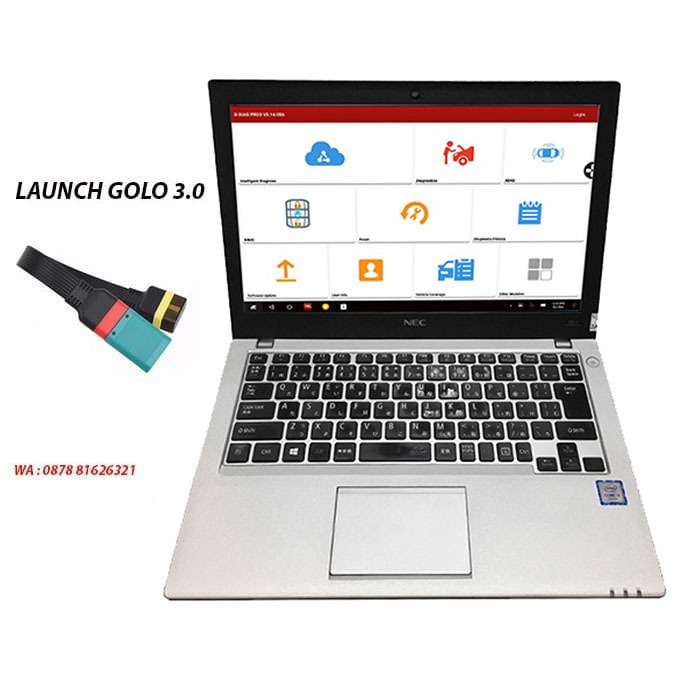 Scanner Launch Easydiag 3 & Golo 3 paket dgn Laptop