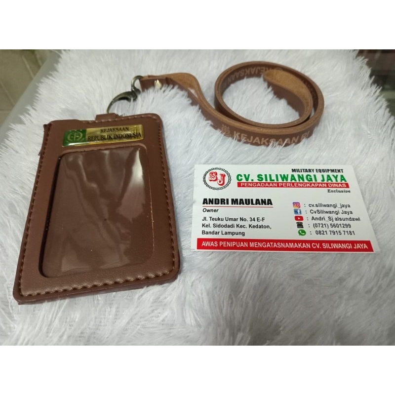 

ID Card Kejaksaan Coklat Fiber