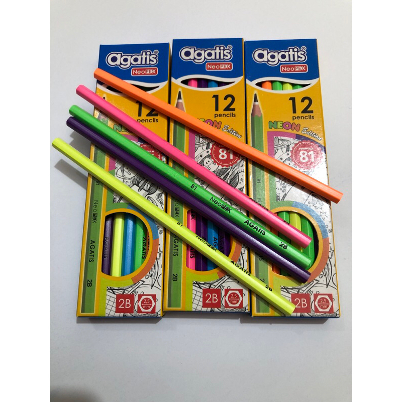 

1 Lusin Pensil 2B Agatis Neopex
