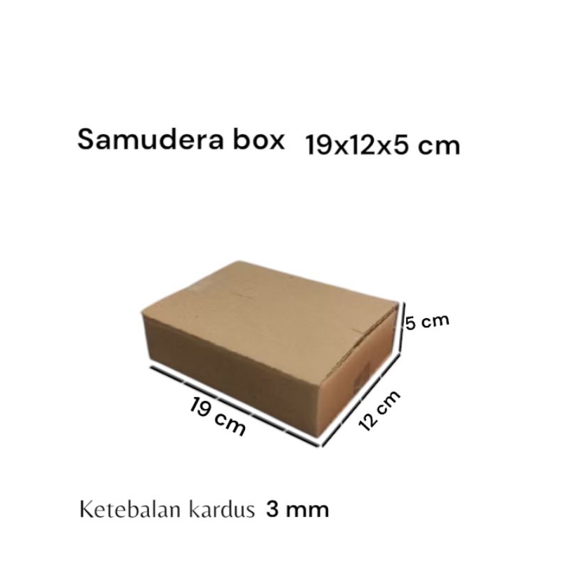

kardus karton box uk 19x12x5 cm ST sheet singgle wall polos