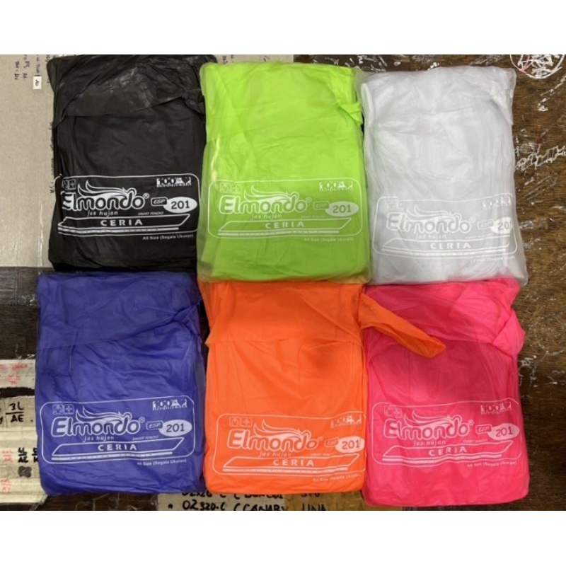 JAS HUJAN KARET ELMONDO JUMBO/JAS HUJAN DEWASA ELMONDO BAJU+CELANA