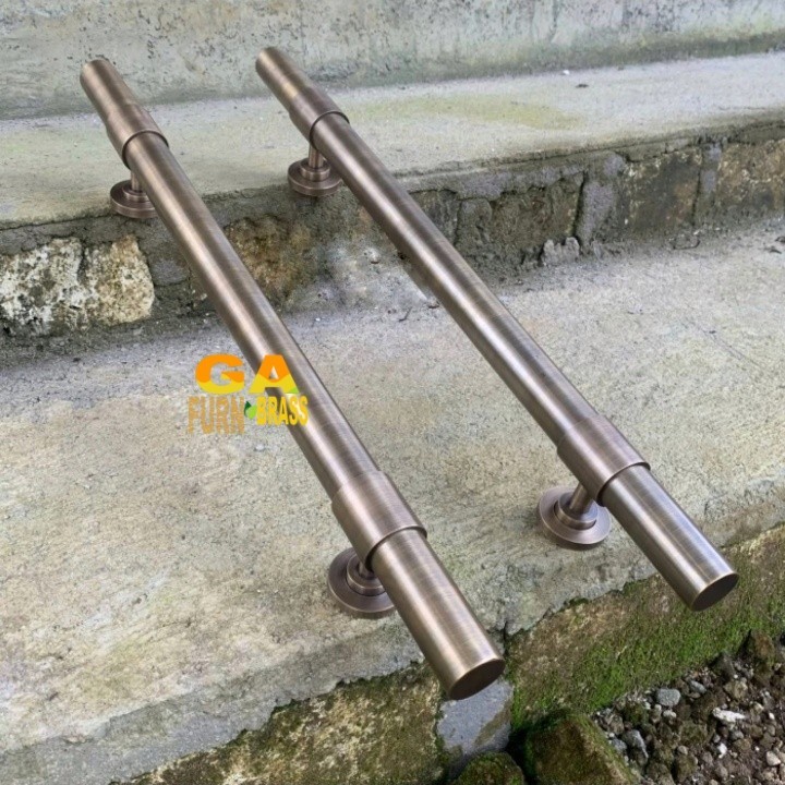 Handle Pintu/ Gagang Pintu  Rumah Bulat Kuningan Cincin Polos/Handle Kuningan/Gagang Pintu Minimalis