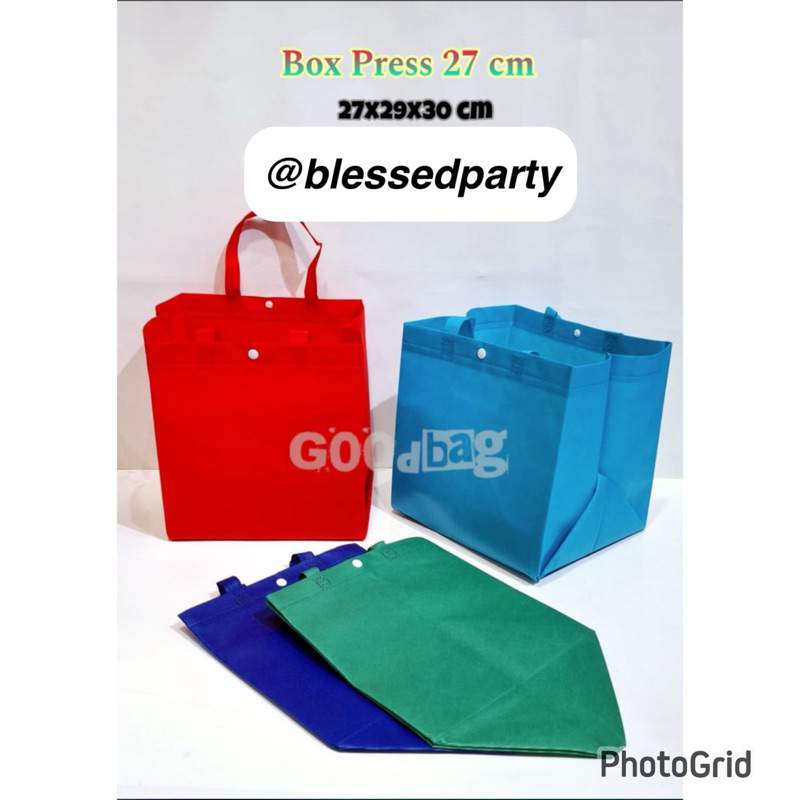 

12 pcs Box Press 27cm Goodiebag Paperbag Hampers Event Ulang Tahun Seminar
