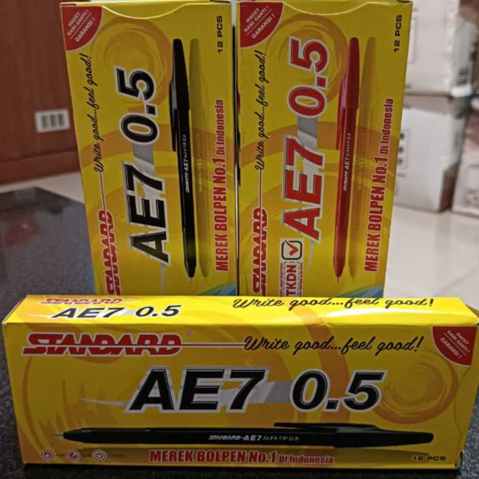 

{satuan} Pulpen Pen Standard AE7 0.5mm / Ballpoint / Standard Pen AE7 - Per Pcs