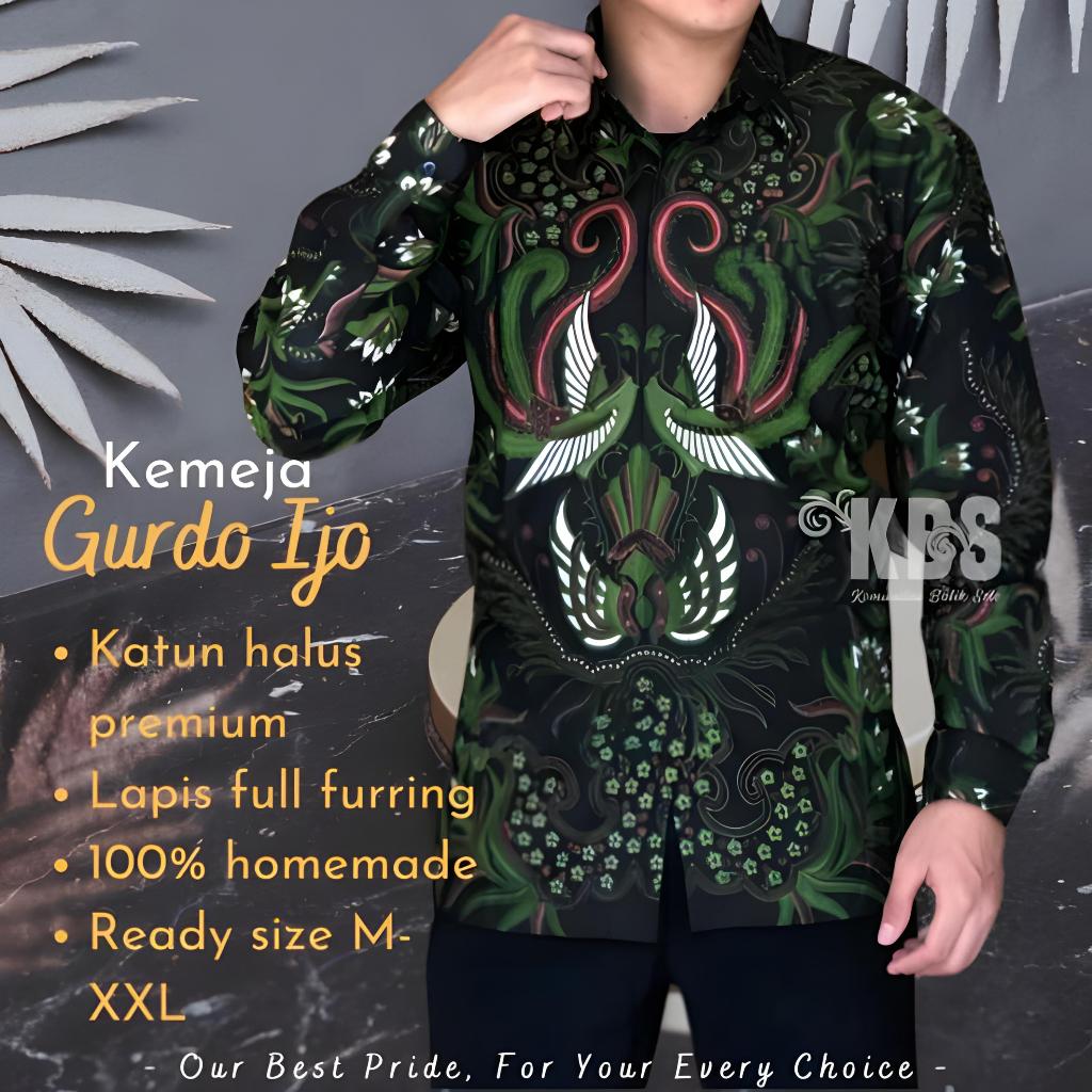 EKSKLUSIF PROMO SARUNG BATIK ASLI SOLO GURDO IJO TERMURAH ORI RENJANA BAHAN KATUN SRAGENAN HQ