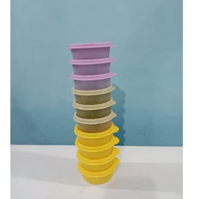 (Ready Medan) Tupperware Small Round Container 80ml New