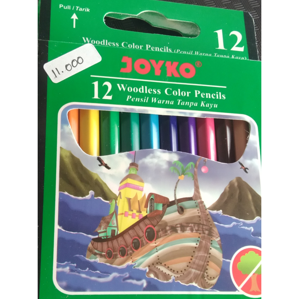 

PENSIL WARNA JOYKO KECIL ISI 12 warna/PENSIL WARNA/joyko