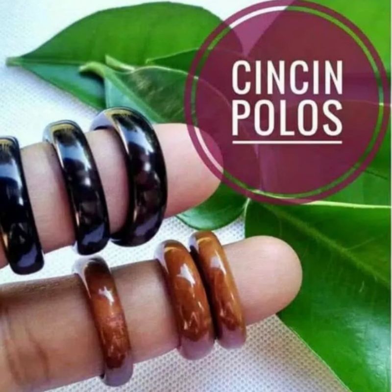 Cincin Kaokah/Kokkah Pria Wanita Motif Polos