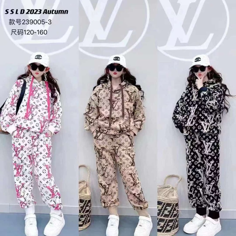 set sweater hoddie Lv premium / uk 10-15 th ( seri~5pcs)