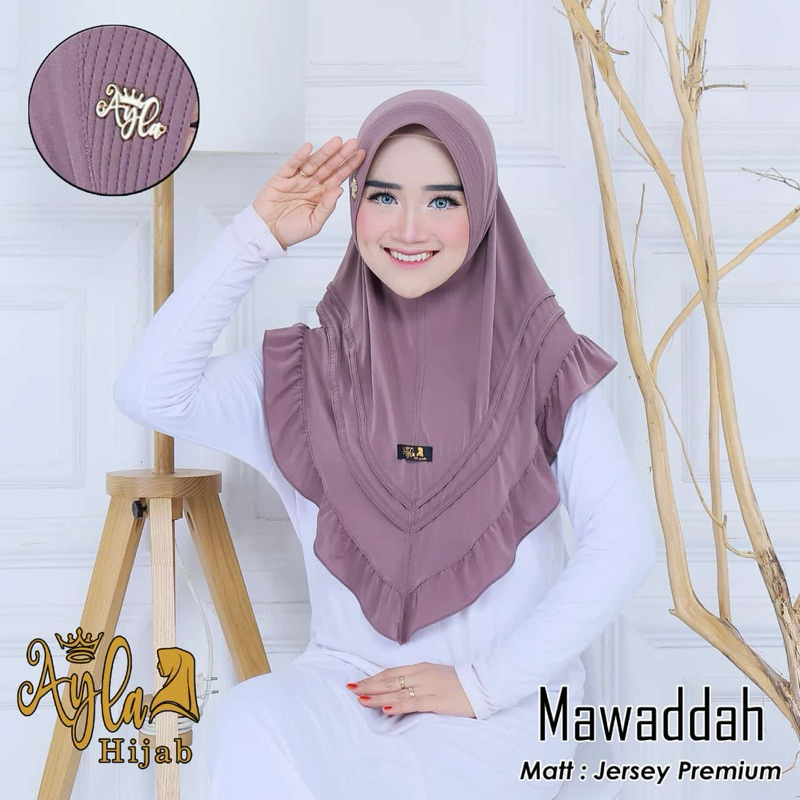 AYLA MAWADDAH // BERGO MAWADDAH BY AYLA HIJAB // HIJAB BERGO MAWADDAH BY AYLA