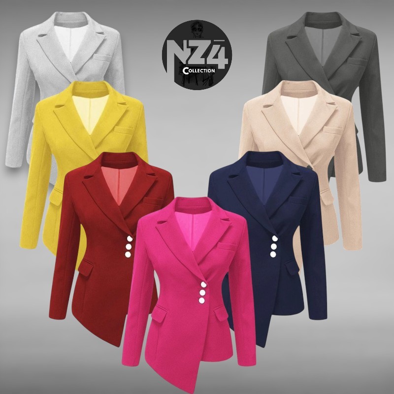 JAS BLAZER SLIMFIT WANITA, JAS FORMAL KERJA, BLAZER FORMAL WANITA