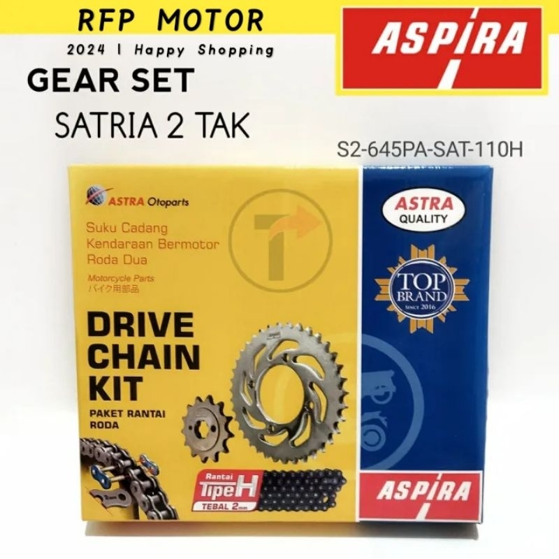 Gear set ASPIRA SATRIA 2 TAK