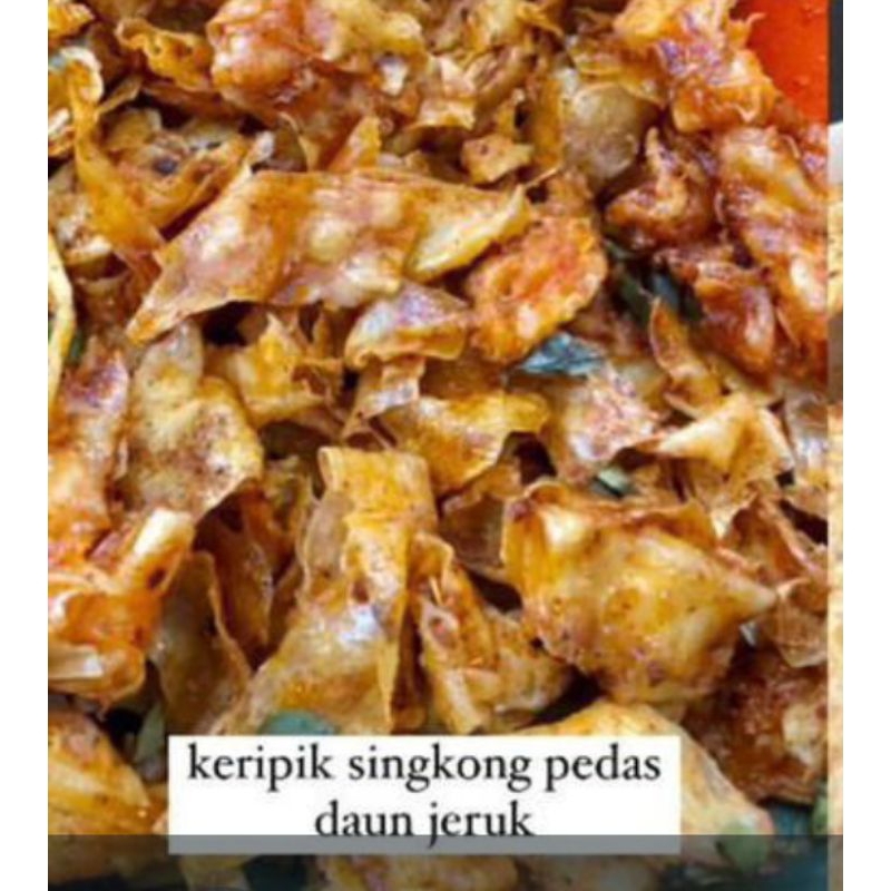

Keripik singkong Pedas Daun Jeruk Renyah 1 Kg (Ready Setiap Hari