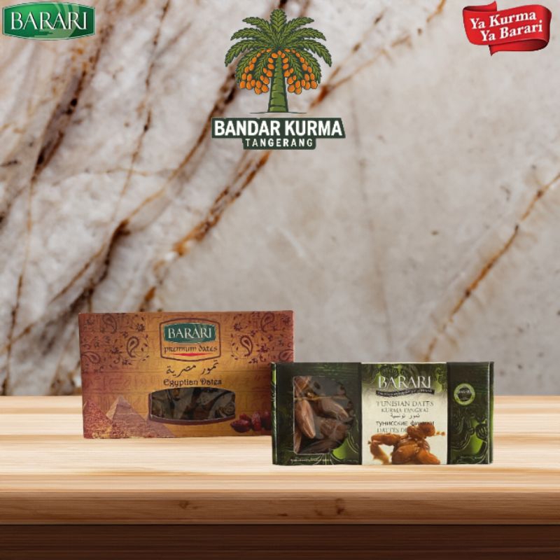 

Paket Hemat Kurma Barari 2pcs Kurma Mesir/Deglet Nour