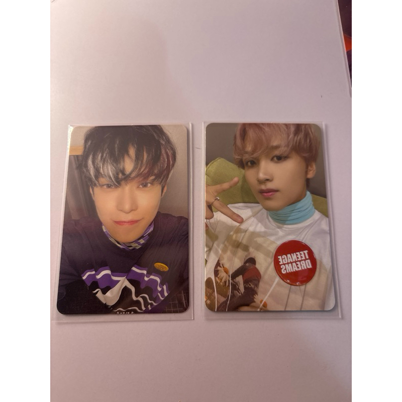 PHOTOCARD HAECHAN DOYOUNG NCT 127 STICKER ALBUM