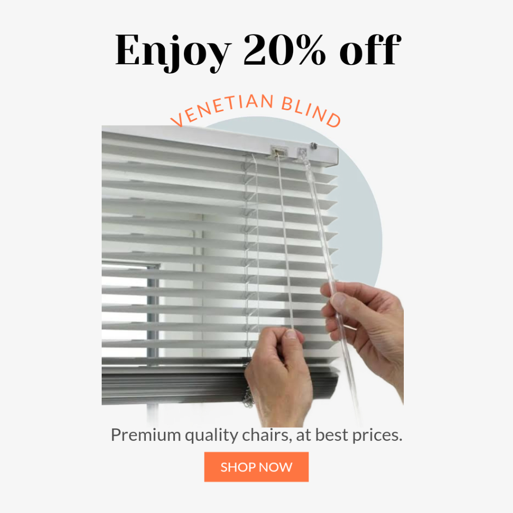 COD Gorden Almunium Tarik Venetian Blinds Horizontal Blinds Ukuran Custom