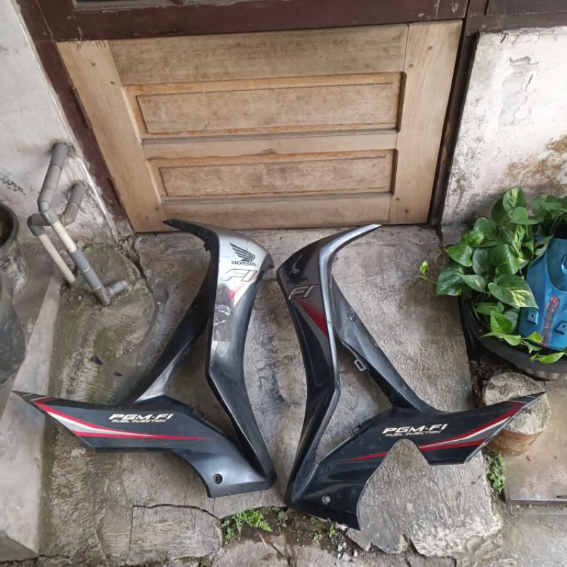 cover sayap tebeng samping honda supra x 125 helm in original copotan