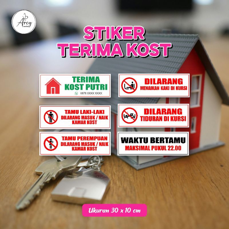

Stiker Kost Kosan