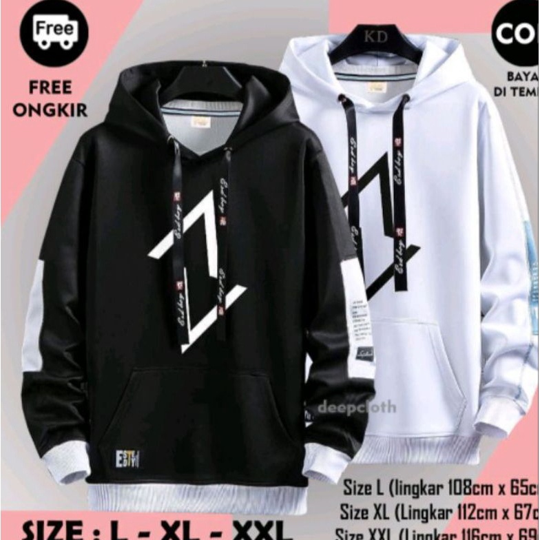 Terbaru Sweater Pria WY Hoodie Remaja Dewasa Sweater Cowo Hoodie flecce Murah
