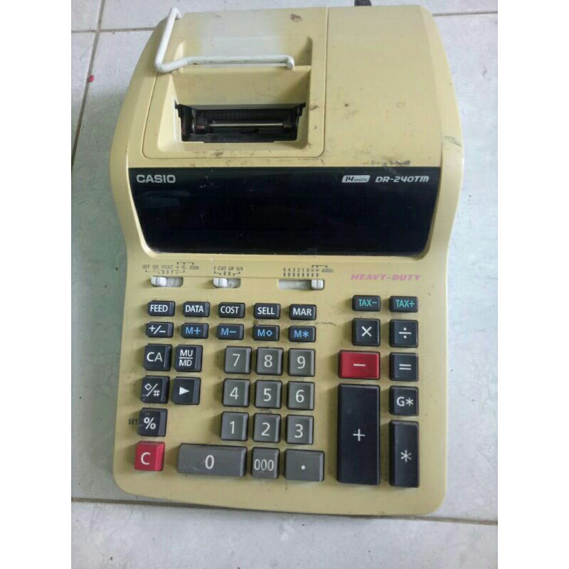 mesin kalkulator casio DR 240TM