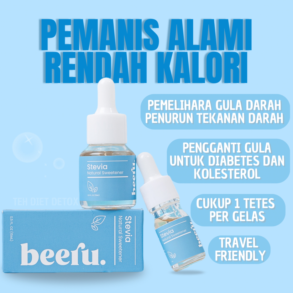 

Beeru Stevia Natural Sweetener Pemanis Alami Pengganti Gula