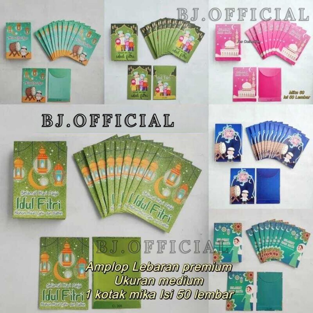 

[GROSIR AMPLOP LEBARAN] Idul Fitri 2025 MIKA Amplop / Angpao Hari Raya Idul Fitri / Murah Meriah !!