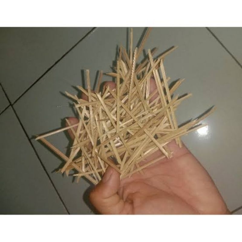 biting lidi bambu apus