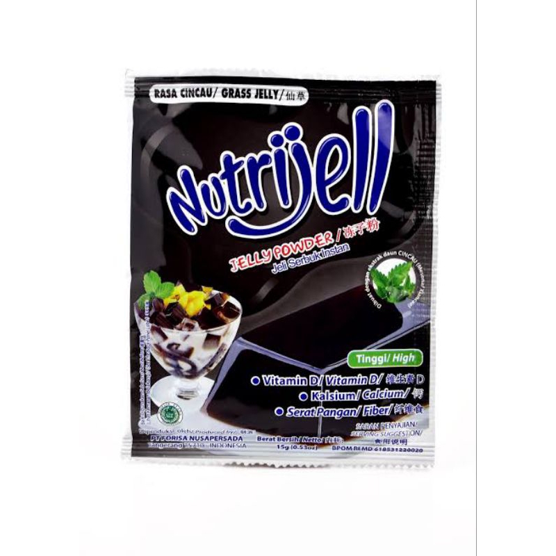 

Nutrijell Cincau Sachet 15 gr