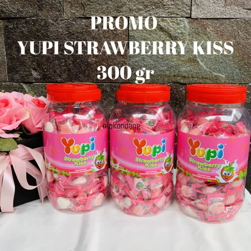 

PROMO YUPI STRWABERRY KISS Toples 300 gr