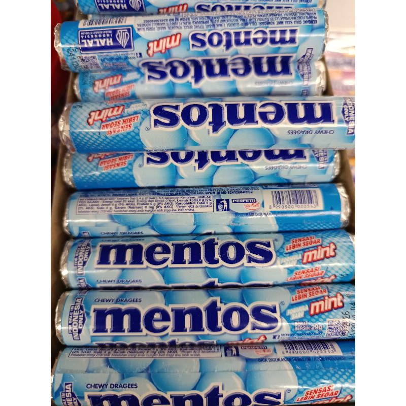 

Permen Mentos Mint 29 gr